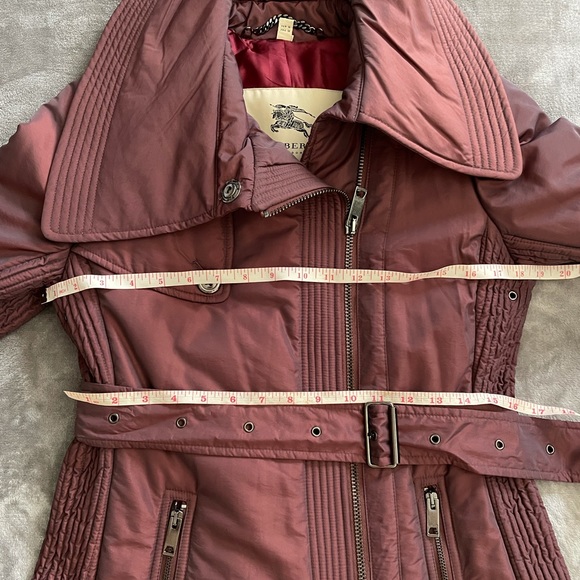 BurberrySki belted Parka size 6